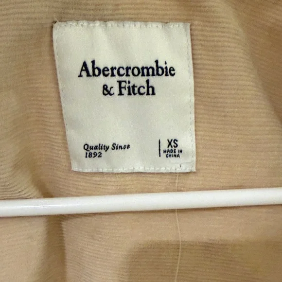 Abercrombie & Fitch Tan Lightweight Shirt Jacket - Picture 3 of 3